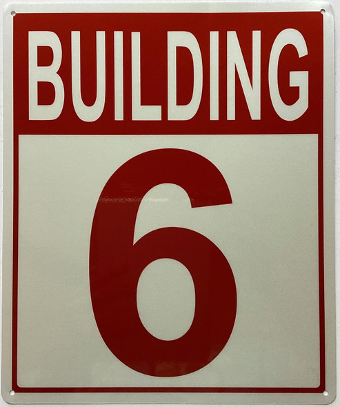 Building Number 6 Sign: Building - 6 SIGNAGE