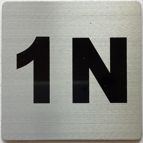 Apartment number 1N SignUNIT NUMBER 1n SIGN