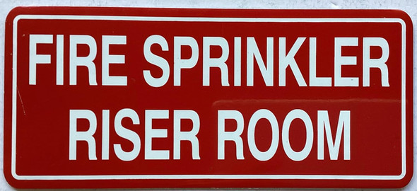 FIRE SPRINKLER RISER ROOM SIGNAGE