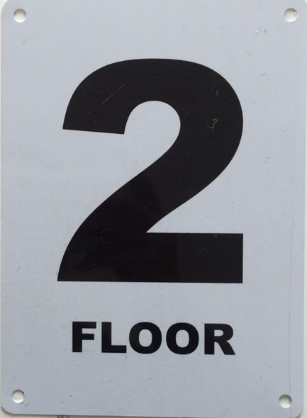 FLOOR NUMBER TWO SIGNAGE