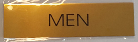 Toilet Men SIGNAGE GOLD Toilet Men SIGNAGE GOLD