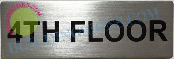 4th Floor Sign 4th Floor Sign