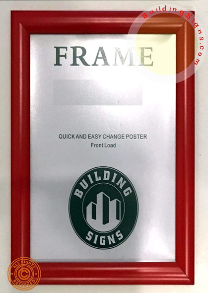 Front Load Snap Poster Frame 8.5x14 /Picture Frame 8.5x14 /Snap Frame Red, 8.5X14 Inches, Wall Mounting, Portrait and Landscape Mode, Anti-Glare, PVC Cover, Lightweight Front Load Snap Poster Frame 8.5x14 /Picture Frame 8.5x14 /Snap Frame Red, 8.5X14 Inches, Wall Mounting, Portrait and Landscape Mode, Anti-Glare, PVC Cover, Lightweight