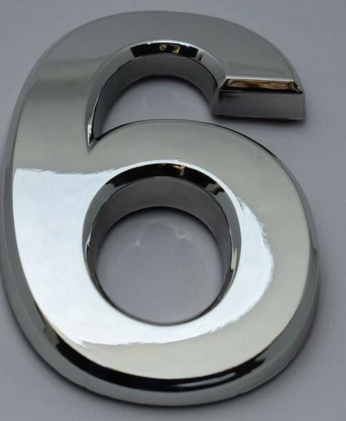 Apartment Number Sign/Mailbox Number Sign, Door Number Sign. Number 6