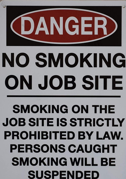 No Smoking on Job site SIGNAGE No Smoking on Job site SIGNAGE