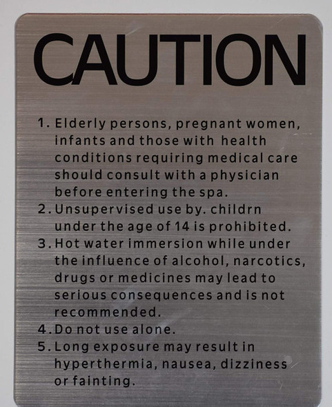 SPA Rules -"Caution SPA" SIGNAGE SPA Rules -"Caution SPA" SIGNAGE