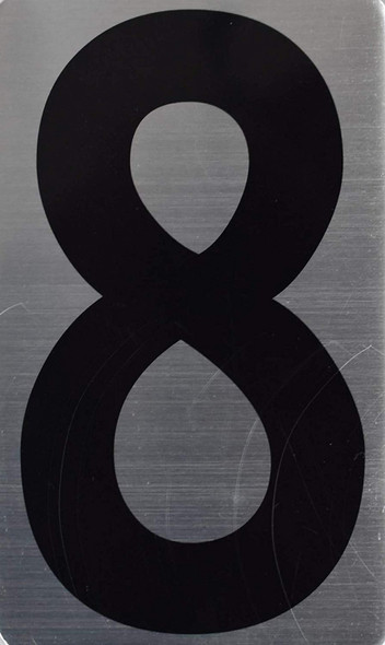 House Number/Apartment Number- Eight Signage House Number/Apartment Number- Eight Signage