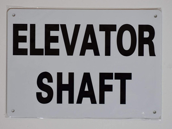 Elevator Shaft Sign Elevator Shaft Sign