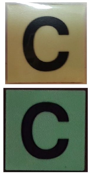 PHOTOLUMINESCENT DOOR IDENTIFICATION NUMBER C SIGNAGE HEAVY DUTY / GLOW IN THE DARK "DOOR NUMBER" SIGNAGE HEAVY DUTY PHOTOLUMINESCENT DOOR IDENTIFICATION NUMBER C SIGNAGE HEAVY DUTY / GLOW IN THE DARK "DOOR NUMBER" SIGNAGE HEAVY DUTY