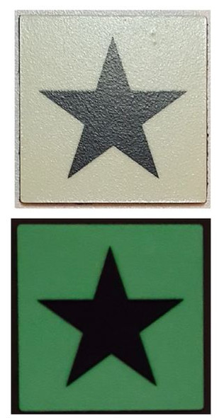 PHOTOLUMINESCENT DOOR IDENTIFICATION LETTER "STAR" SIGNAGE HEAVY DUTY / GLOW IN THE DARK "DOOR NUMBER" SIGNAGE HEAVY DUTY PHOTOLUMINESCENT DOOR IDENTIFICATION LETTER "STAR" SIGNAGE HEAVY DUTY / GLOW IN THE DARK "DOOR NUMBER" SIGNAGE HEAVY DUTY