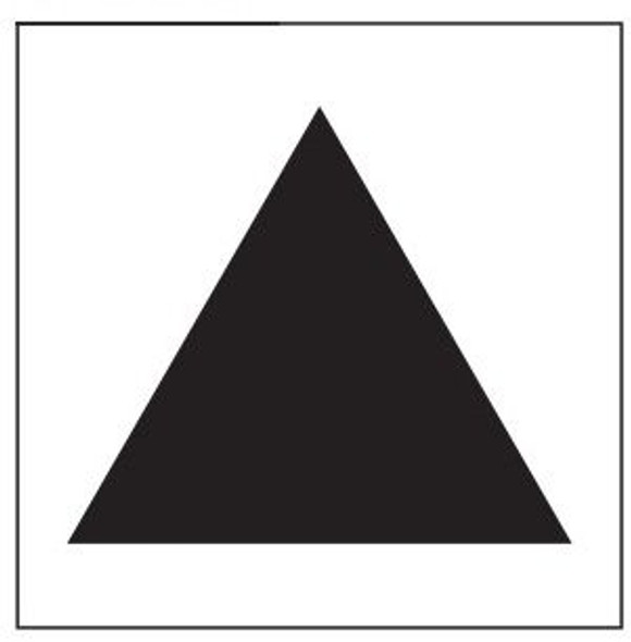 PHOTOLUMINESCENT DOOR IDENTIFICATION LETTER "Triangle" SIGN HEAVY DUTY / GLOW IN THE DARK "DOOR SYMBOL" SIGN HEAVY DUTY PHOTOLUMINESCENT DOOR IDENTIFICATION LETTER "Triangle" SIGN HEAVY DUTY / GLOW IN THE DARK "DOOR SYMBOL" SIGN HEAVY DUTY