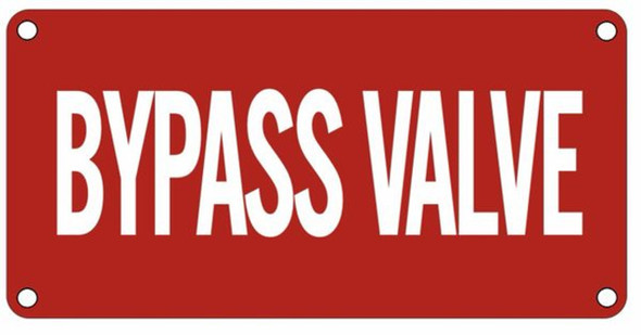 Bypass Valve   Sign Bypass Valve   Sign