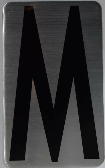 House Number Letter/Apartment Number Letter- Letter M Signage House Number Letter/Apartment Number Letter- Letter M Signage