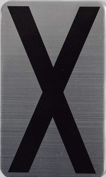 House Number Letter/Apartment Number Letter- Letter X Signage House Number Letter/Apartment Number Letter- Letter X Signage