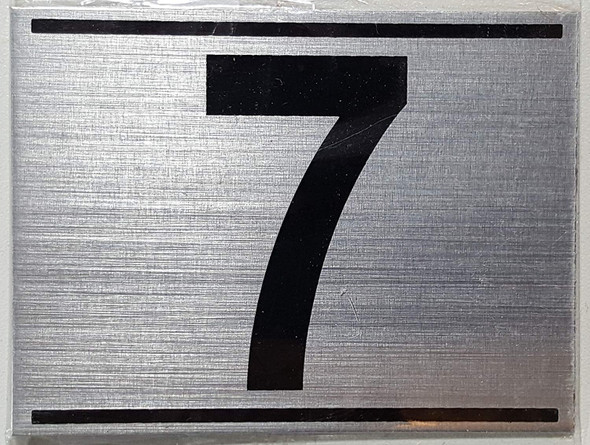 APARTMENT NUMBER SEVEN Signage APARTMENT NUMBER SEVEN Signage