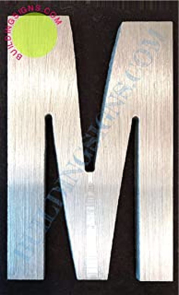 Aluminum Letter M Sign Aluminum Letter M Sign