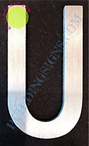 Aluminum Letter U Sign Aluminum Letter U Sign