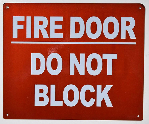 FIRE Door DO NOT Block   Sign FIRE Door DO NOT Block   Sign