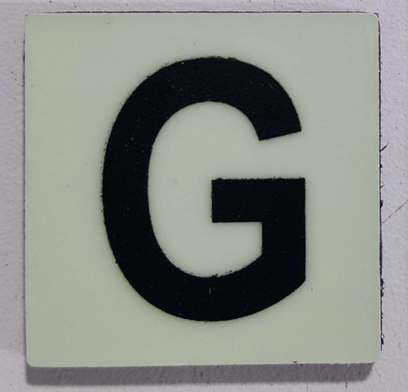 Glow in dark Number G SIGNAGE The Liberty Line Glow in dark Number G SIGNAGE The Liberty Line