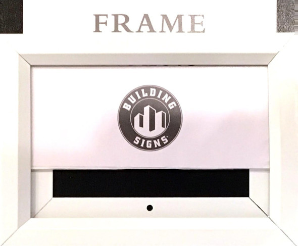 BUILDINGSIGNS.COM Inspection frame/Slide in frame BUILDINGSIGNS.COM Inspection frame/Slide in frame