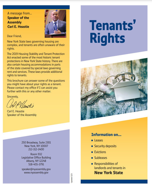 TENANT'S RIGHT NYS TENANT'S RIGHT NYS