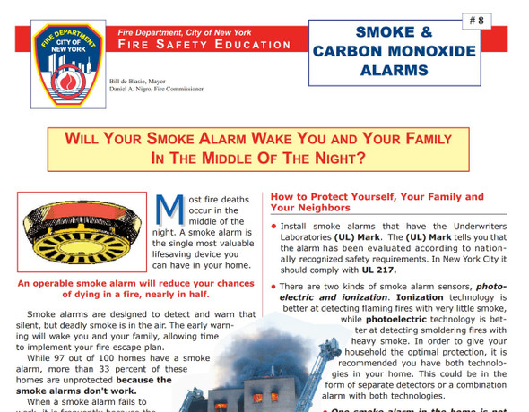 Smoke and Carbon Monoxide Alarms in Apartments and Homes Smoke and Carbon Monoxide Alarms in Apartments and Homes