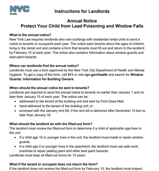 2024 WINDOWS GUARDS NYC LAW 2024 WINDOWS GUARDS NYC LAW