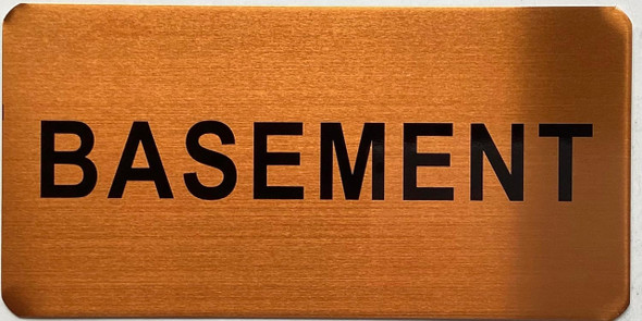 GOLD FLOOR NUMBER SIGN, aluminum, Size 5x8 inch The Gold Mountain Line GOLD FLOOR NUMBER SIGN, aluminum, Size 5x8 inch The Gold Mountain Line