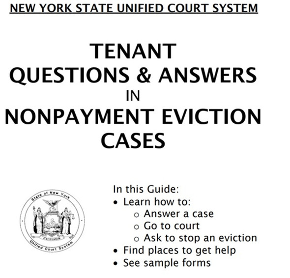 Tenant's and LandloardGuide: Nonpayment Eviction Case Tenant's and LandloardGuide: Nonpayment Eviction Case