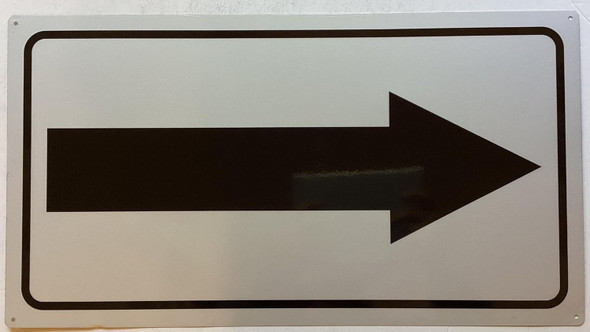 Construction site arrow right Sign Construction site arrow right Sign