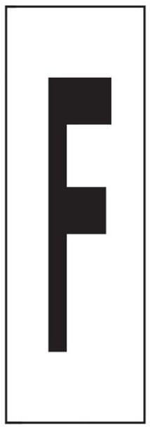 PHOTOLUMINESCENT DOOR NUMBER F SIGN HEAVY DUTY / GLOW IN THE DARK "DOOR NUMBER" SIGN HEAVY DUTY PHOTOLUMINESCENT DOOR NUMBER F SIGN HEAVY DUTY / GLOW IN THE DARK "DOOR NUMBER" SIGN HEAVY DUTY