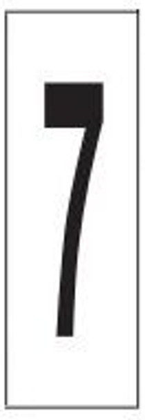 PHOTOLUMINESCENT DOOR NUMBER 7 SIGN HEAVY DUTY / GLOW IN THE DARK "DOOR NUMBER SEVEN" SIGN HEAVY DUTY PHOTOLUMINESCENT DOOR NUMBER 7 SIGN HEAVY DUTY / GLOW IN THE DARK "DOOR NUMBER SEVEN" SIGN HEAVY DUTY