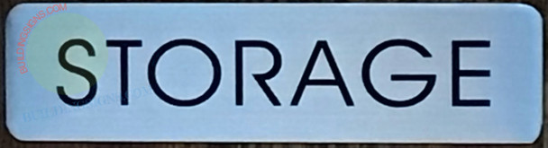 STORAGE SIGN