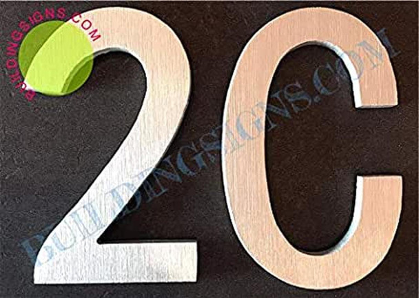 Apartment Number 2c Sign Apartment Number 2c Sign