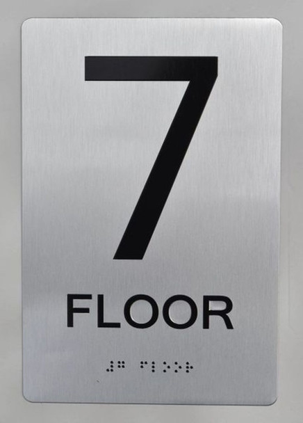 7th Floor Sign-Tactile Signs 7th Floor Sign-Tactile Signs