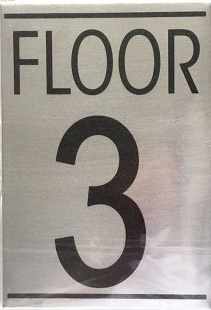 FLOOR 3 SIGN -Delicato line FLOOR 3 SIGN -Delicato line