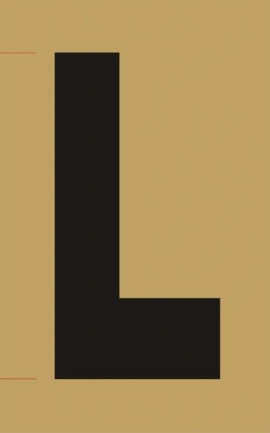 Apartment number sign L Apartment number sign L