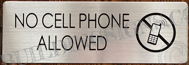 NO Cell Phone Allowed Sign NO Cell Phone Allowed Sign