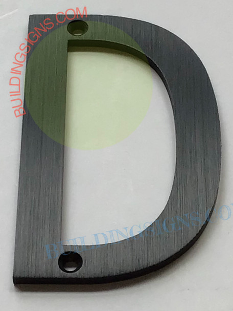 Apartment number D Sign Apartment number D Sign