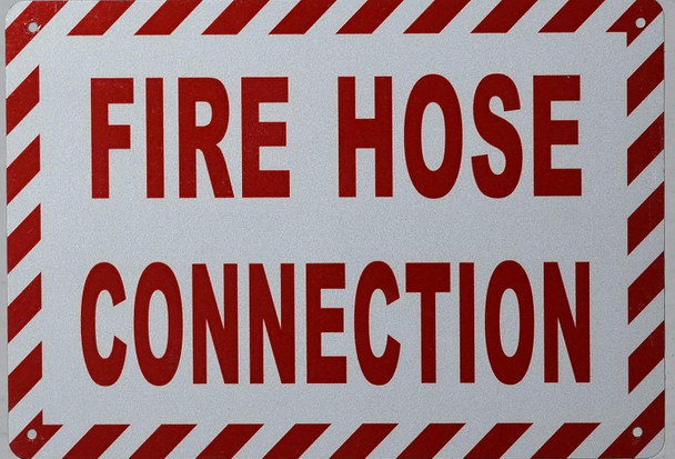 FIRE Hose Connection Sign FIRE Hose Connection Sign