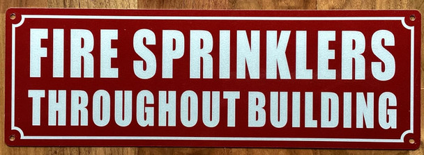 FIRE SPRINKLERS THROUGHOUT BUILDING