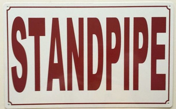 Standpipe Sign Standpipe Sign