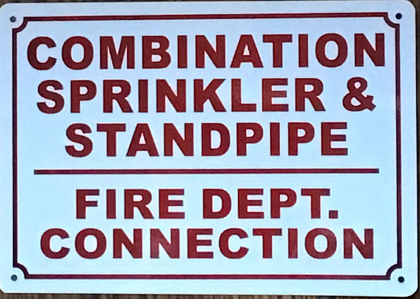 COMBINATION SPRINKLER STANDPIPE FIRE DEPT CONNECTION COMBINATION SPRINKLER STANDPIPE FIRE DEPT CONNECTION