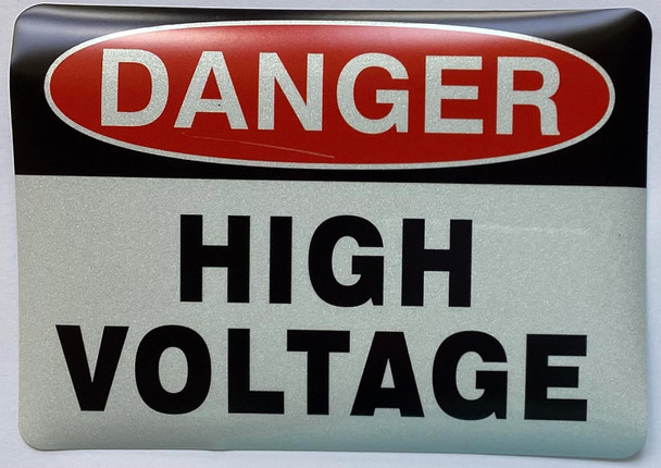 DANGER HIGH VOLTAGE Decal/STICKER DANGER HIGH VOLTAGE Decal/STICKER