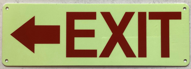 EXIT LEFT ARROW