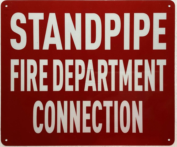 Standpipe fire department connection