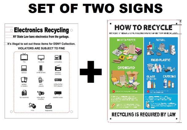 nyc recycle sign
