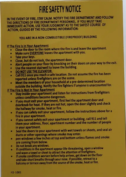 DOOR Fire Safety Notice -FIRE PROOF BUILDING DOOR Fire Safety Notice -FIRE PROOF BUILDING