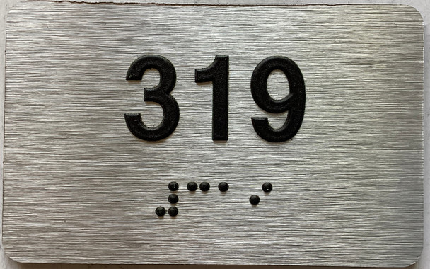 ADA APARTMENT NUMBER 319 SIGN