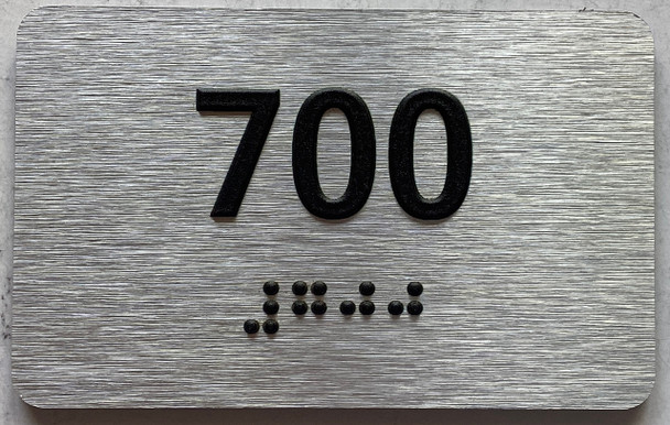 ADA APARTMENT NUMBER 700 SIGN